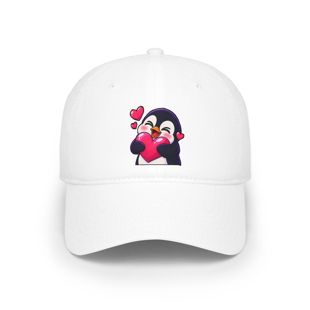 Penguin Heart | Baseball Cap | Shio9000 Mascot | Art By: Death2Myself