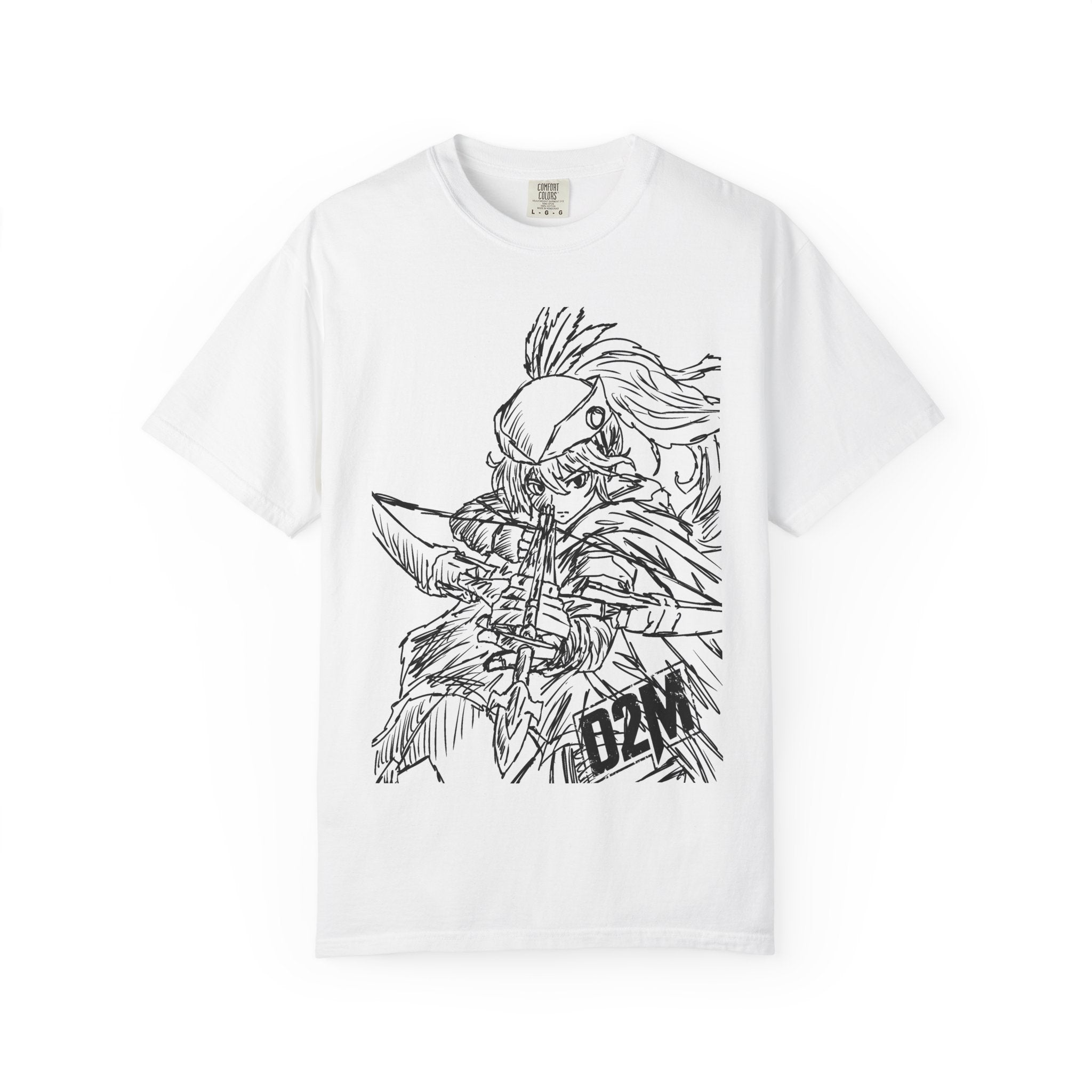 Marksman Sketch | Unisex Garment-Dyed T-shirt | Art By: Death2Myself