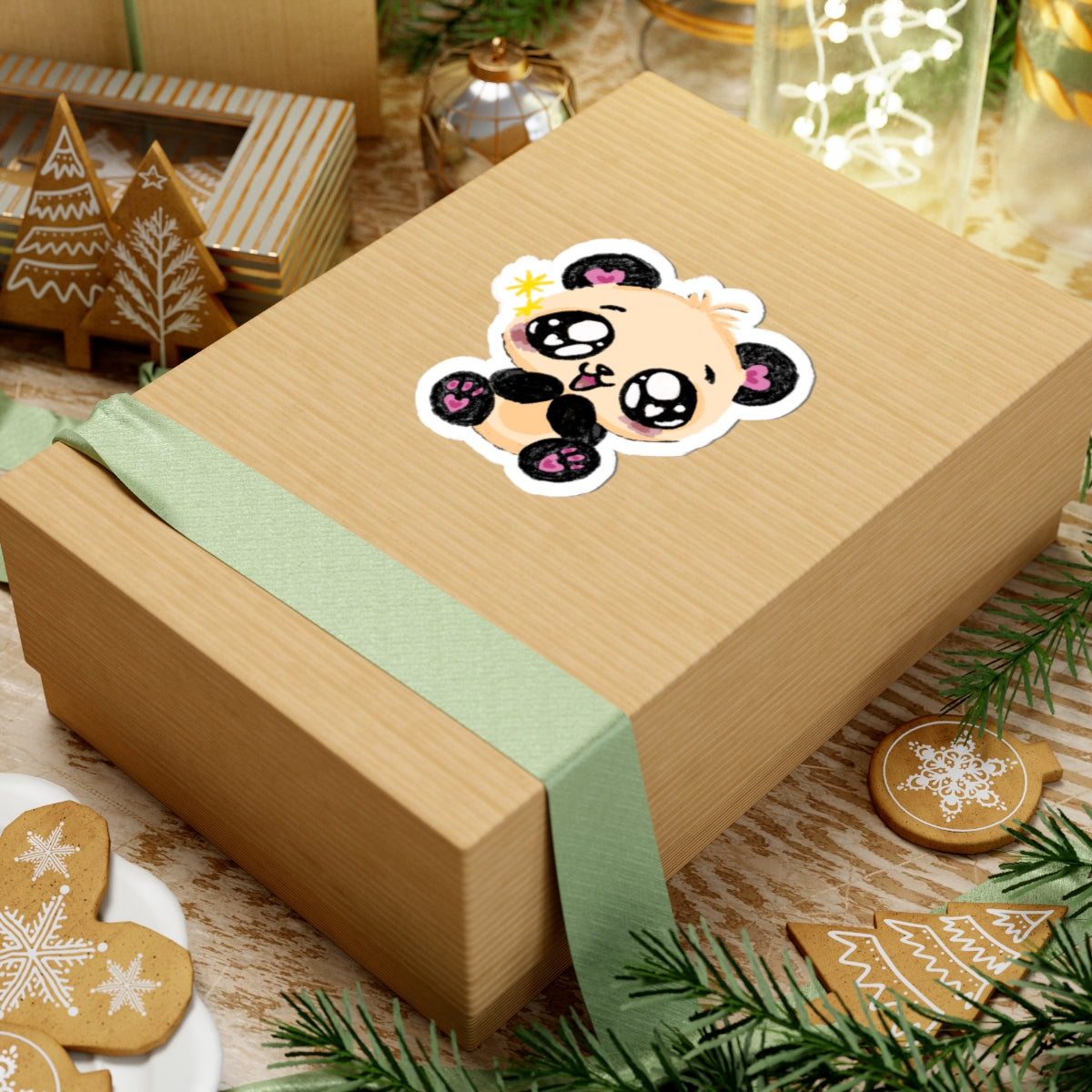 Panda | Kiss-Cut Stickers | Art By: Death2Myself