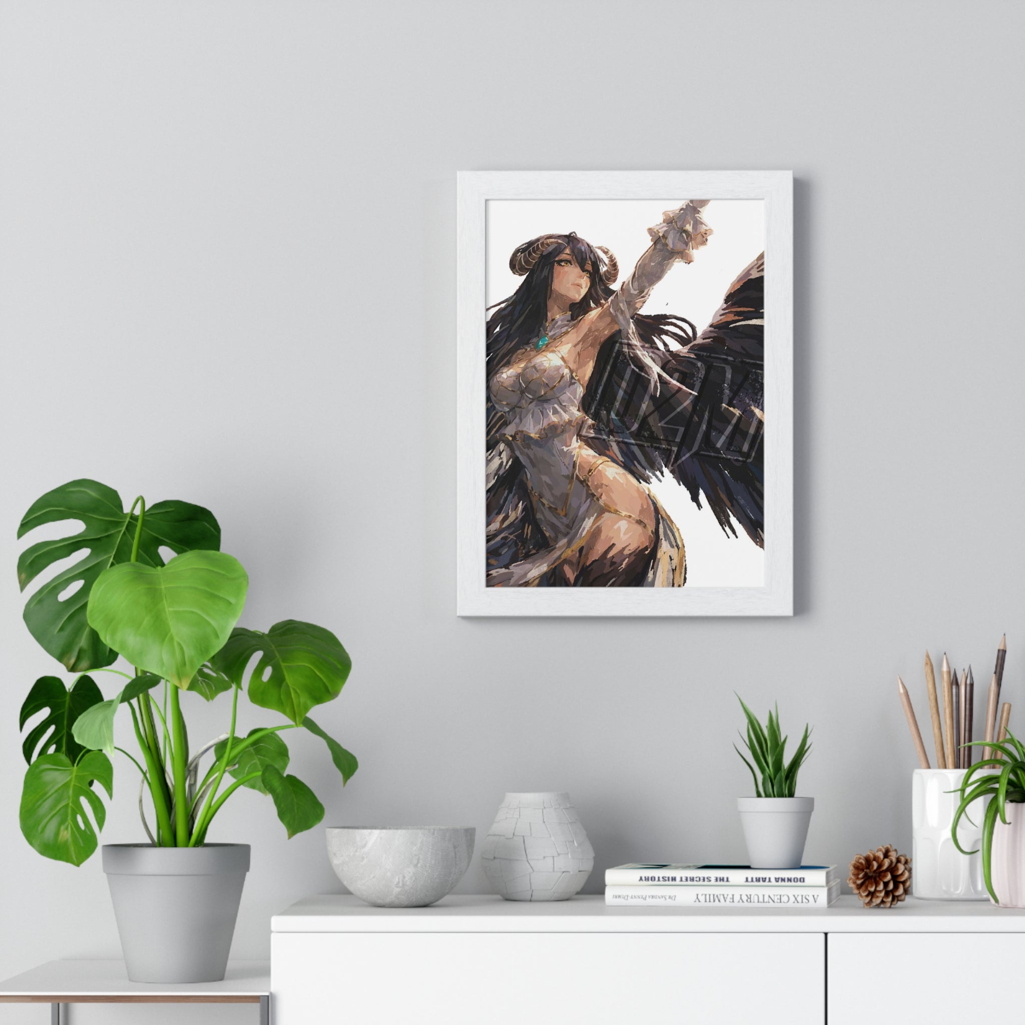 Albedo Vertical Framed Poster (8 x 11) (Art By: Death2Myself)