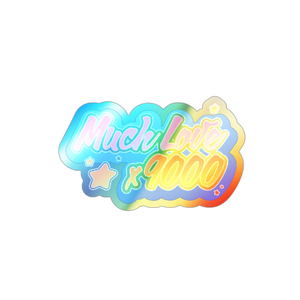 Much Love x9000 Holographic Die-cut Sticker (Friends Design)