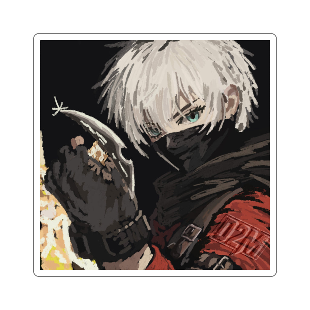 Shadower Square Sticker (Art By: Death2Myself)