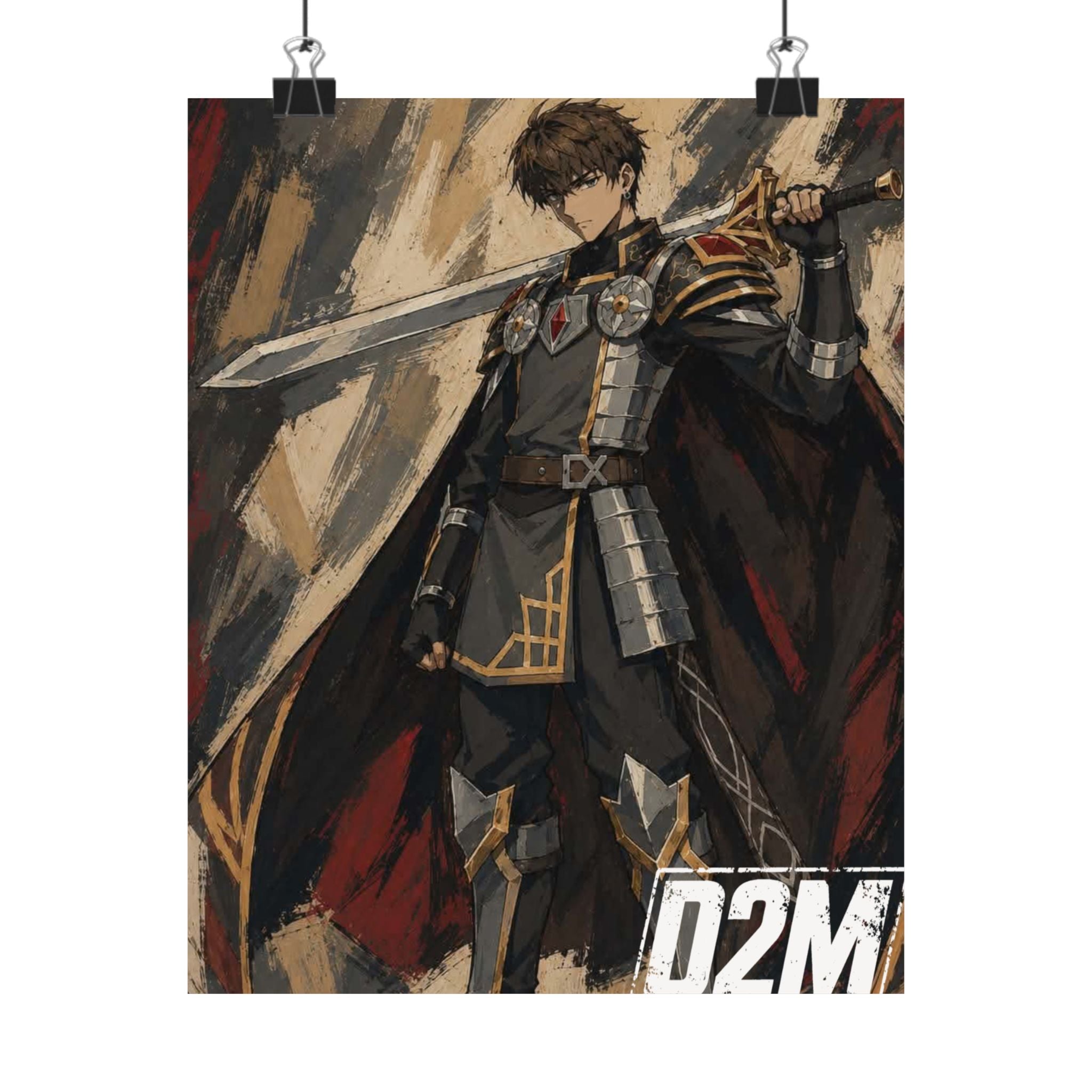 Hero | Matte Vertical Posters | Multiple Sizes | Art By: Death2Myself