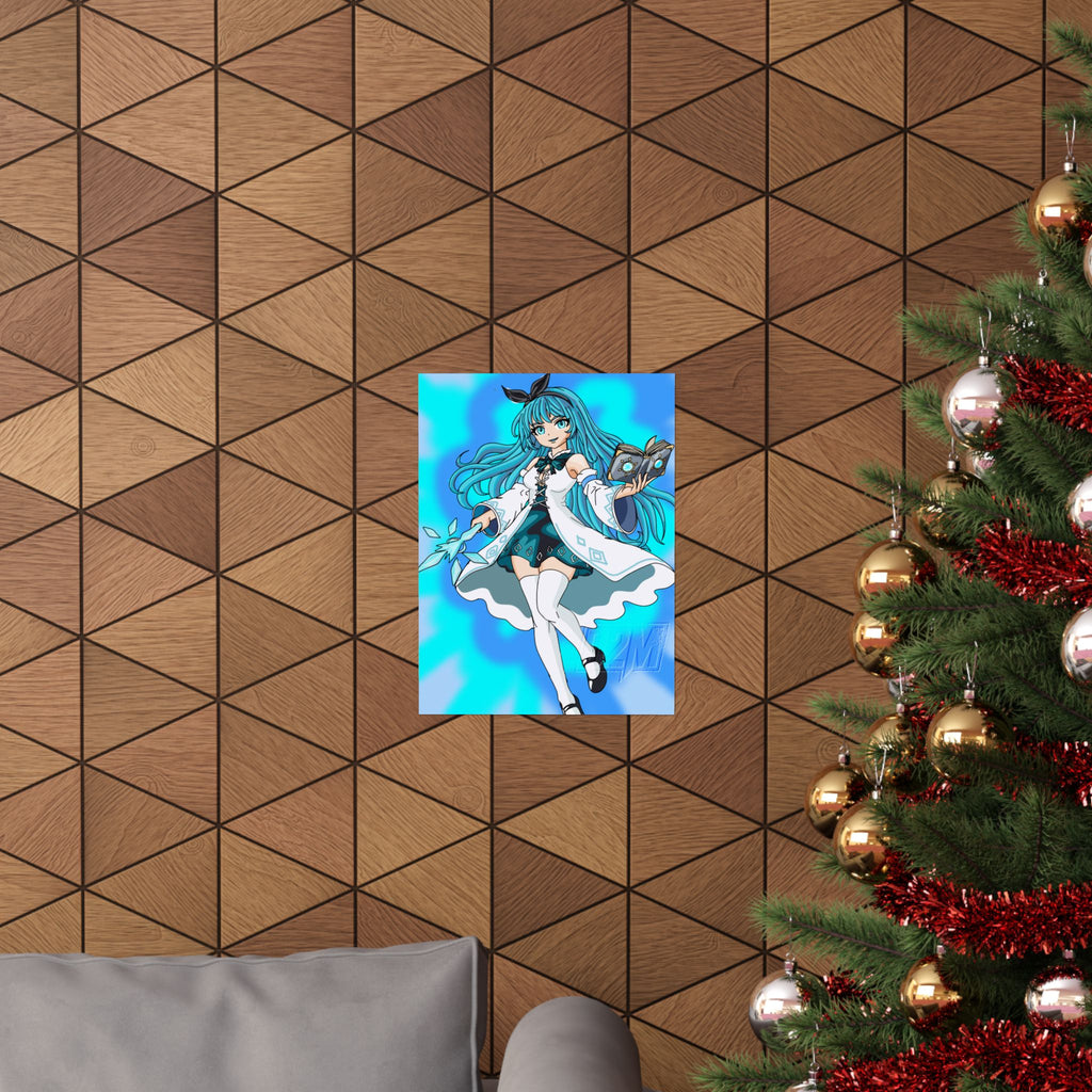 Ice Lightning Mage | Matte Vertical Posters | Multiple Sizes | Art By: Death2Myself