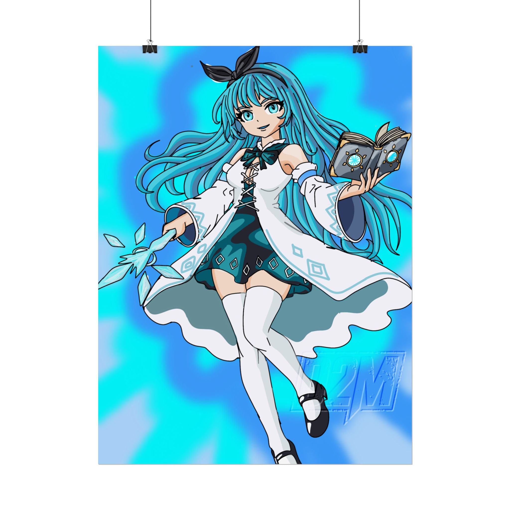 Ice Lightning Mage | Rolled Posters | Multiple Sizes | Art By: Death2Myself