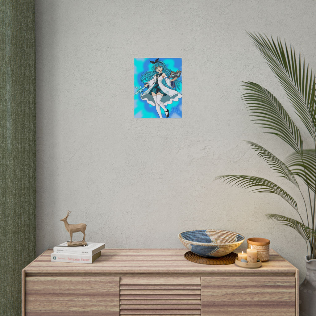Ice Lightning Mage | Rolled Posters | Multiple Sizes | Art By: Death2Myself