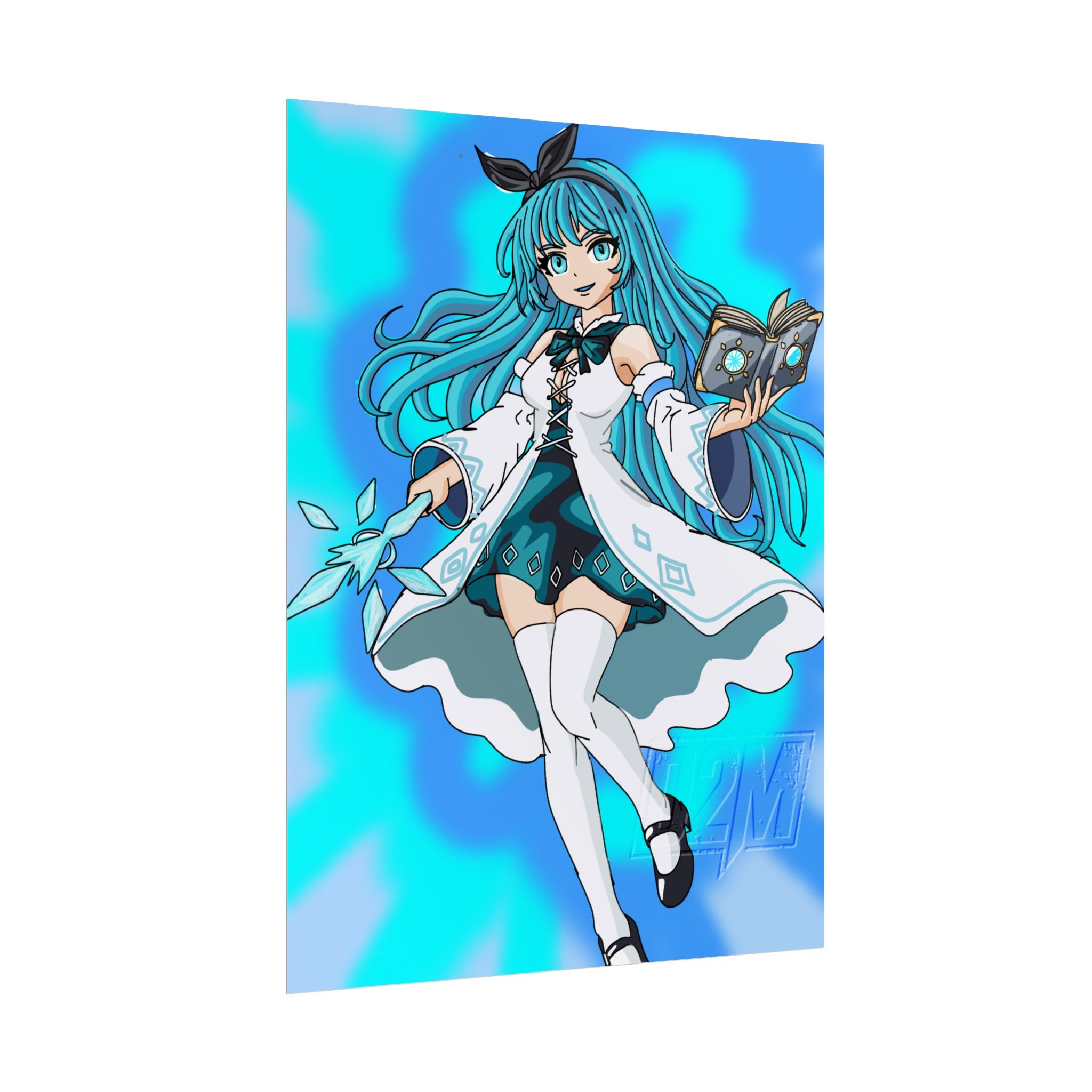 Ice Lightning Mage | Rolled Posters | Multiple Sizes | Art By: Death2Myself