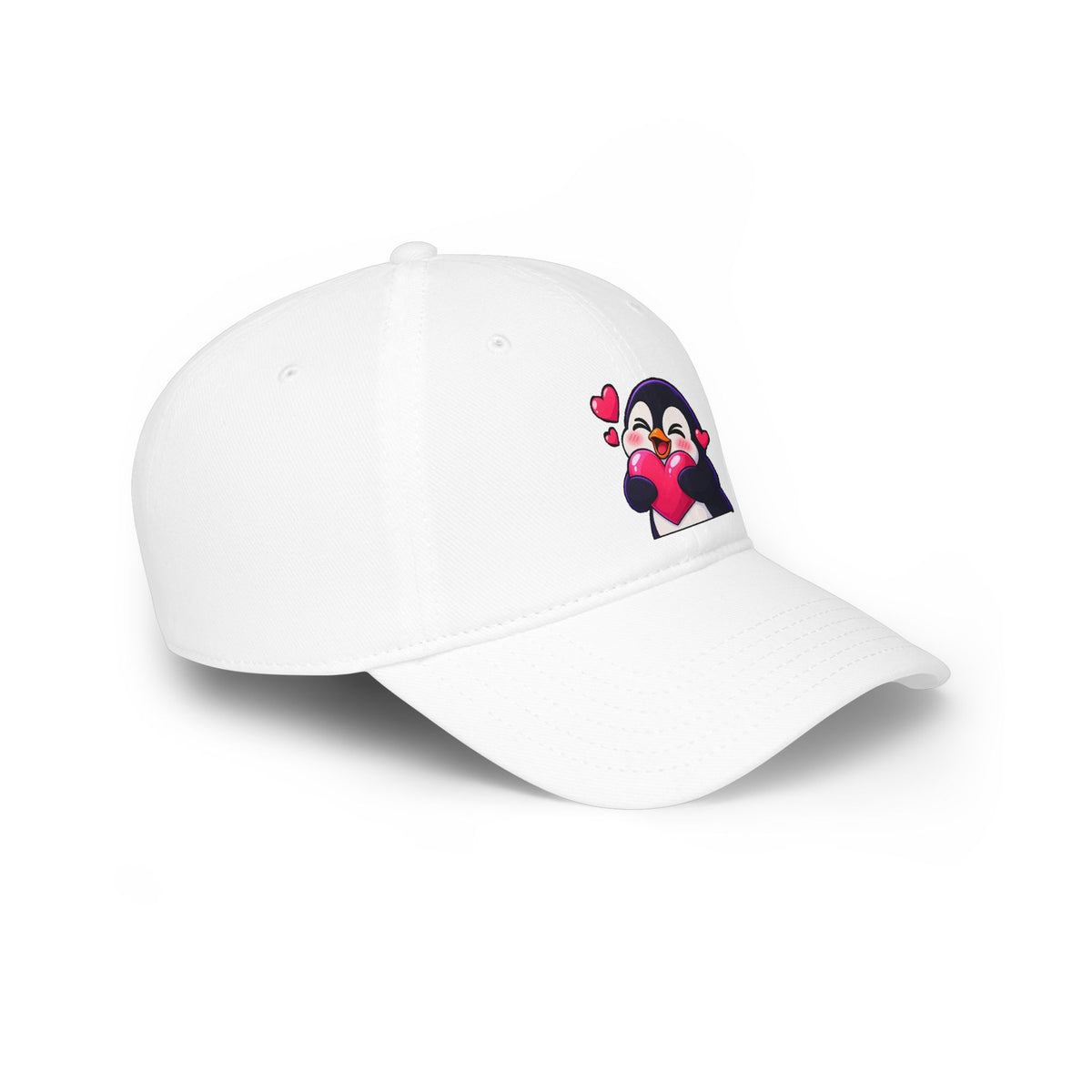 Penguin Heart | Baseball Cap | Shio9000 Mascot | Art By: Death2Myself