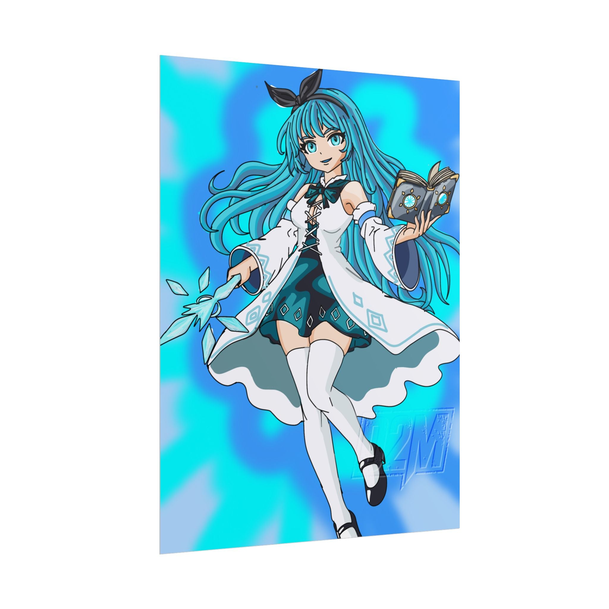 Ice Lightning Mage | Rolled Posters | Multiple Sizes | Art By: Death2Myself