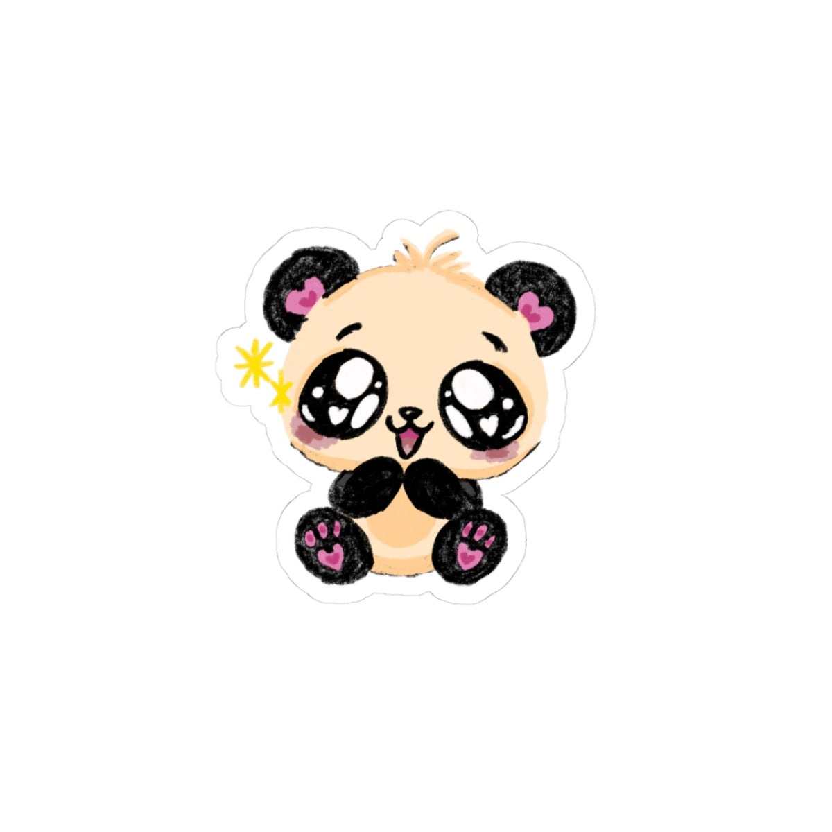 Panda | Kiss-Cut Stickers | Art By: Death2Myself