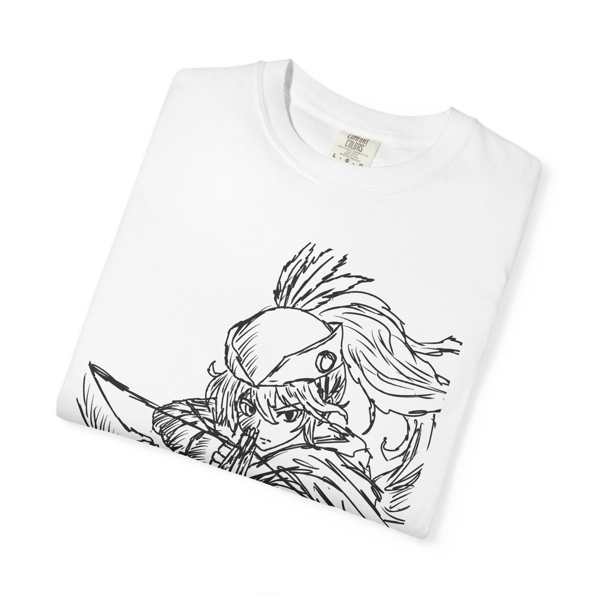 Marksman Sketch | Unisex Garment-Dyed T-shirt | Art By: Death2Myself