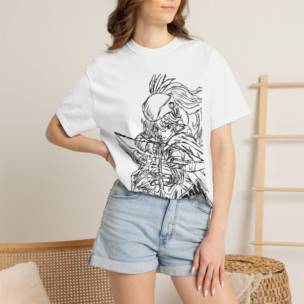 Marksman Sketch | Unisex Garment-Dyed T-shirt | Art By: Death2Myself