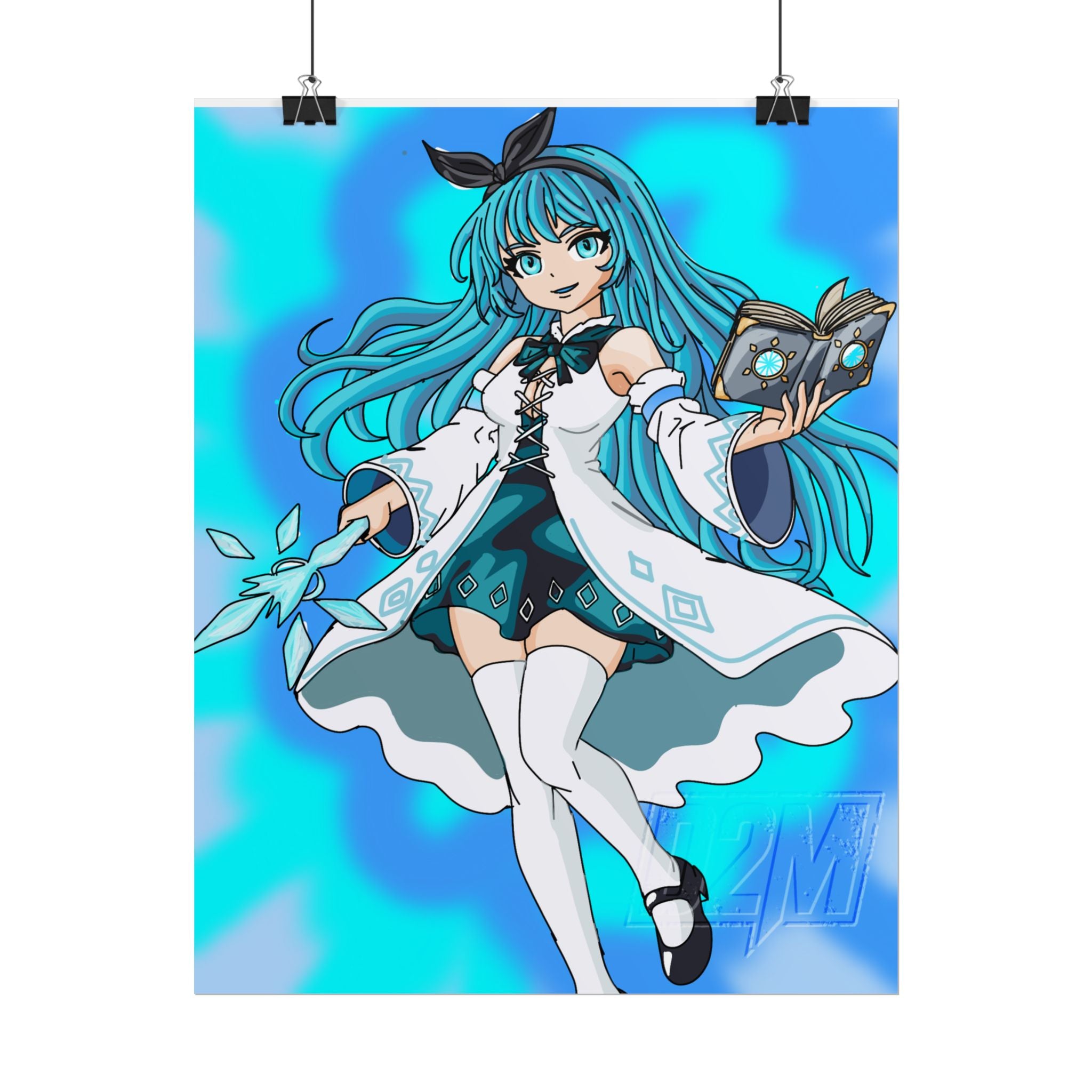 Ice Lightning Mage | Rolled Posters | Multiple Sizes | Art By: Death2Myself