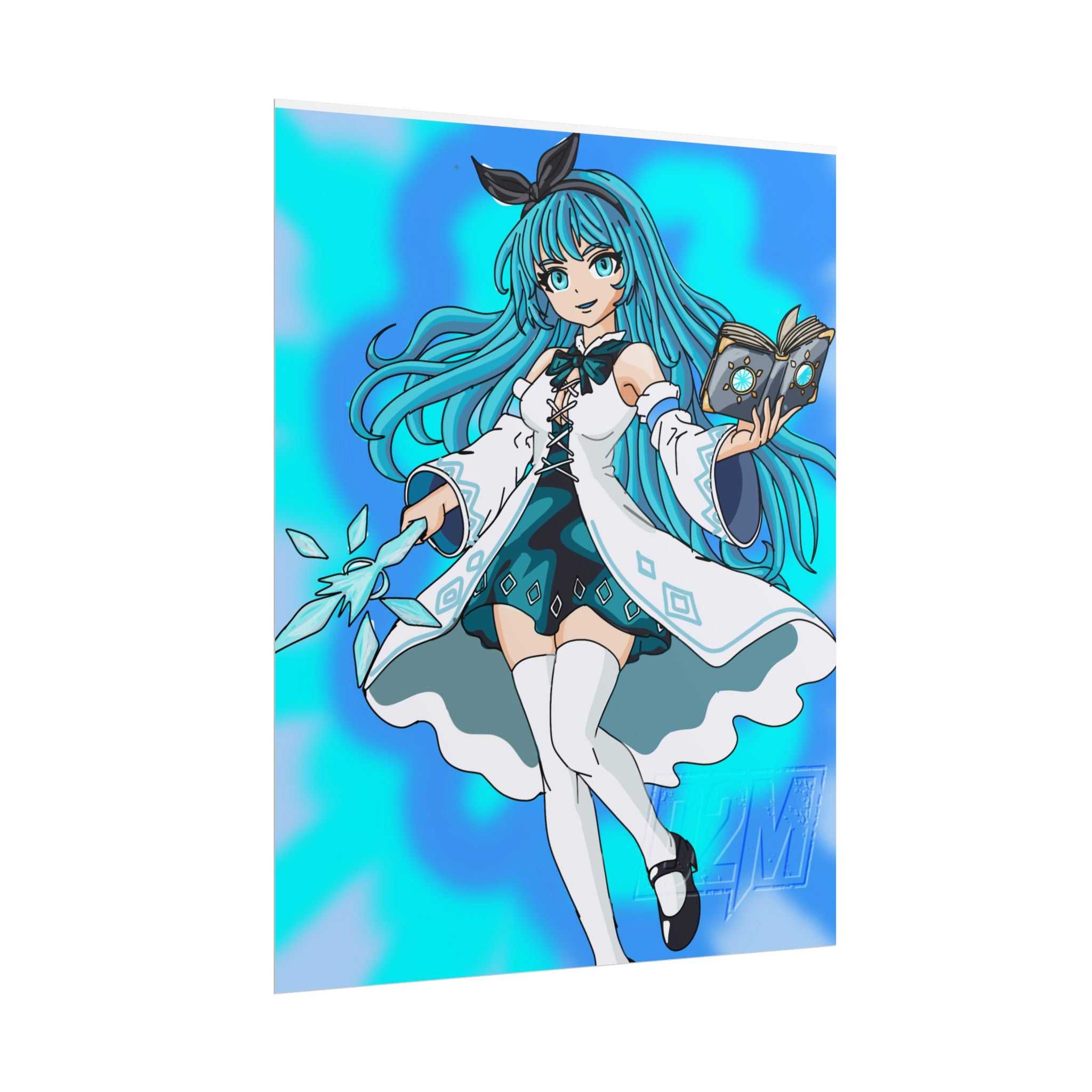 Ice Lightning Mage | Rolled Posters | Multiple Sizes | Art By: Death2Myself