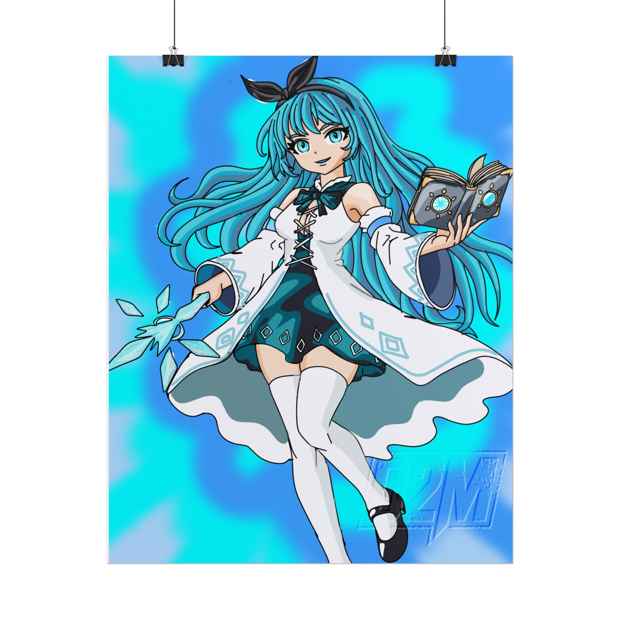 Ice Lightning Mage | Rolled Posters | Multiple Sizes | Art By: Death2Myself