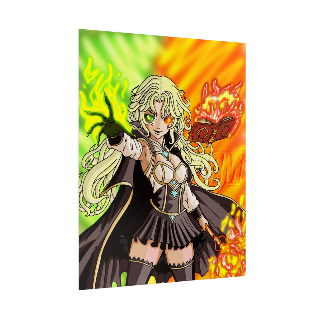 Mage (Fire/Poison) Rolled Posters (Multiple Sizes) (Art By: Death2Myself)