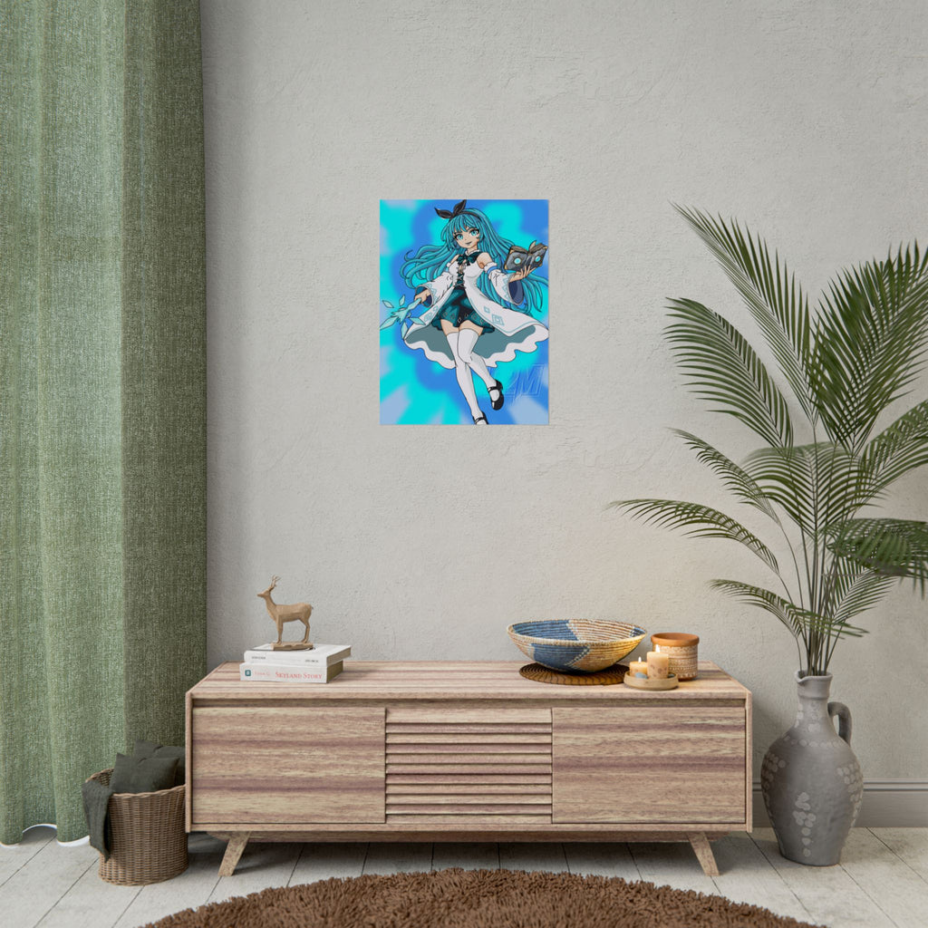 Ice Lightning Mage | Rolled Posters | Multiple Sizes | Art By: Death2Myself