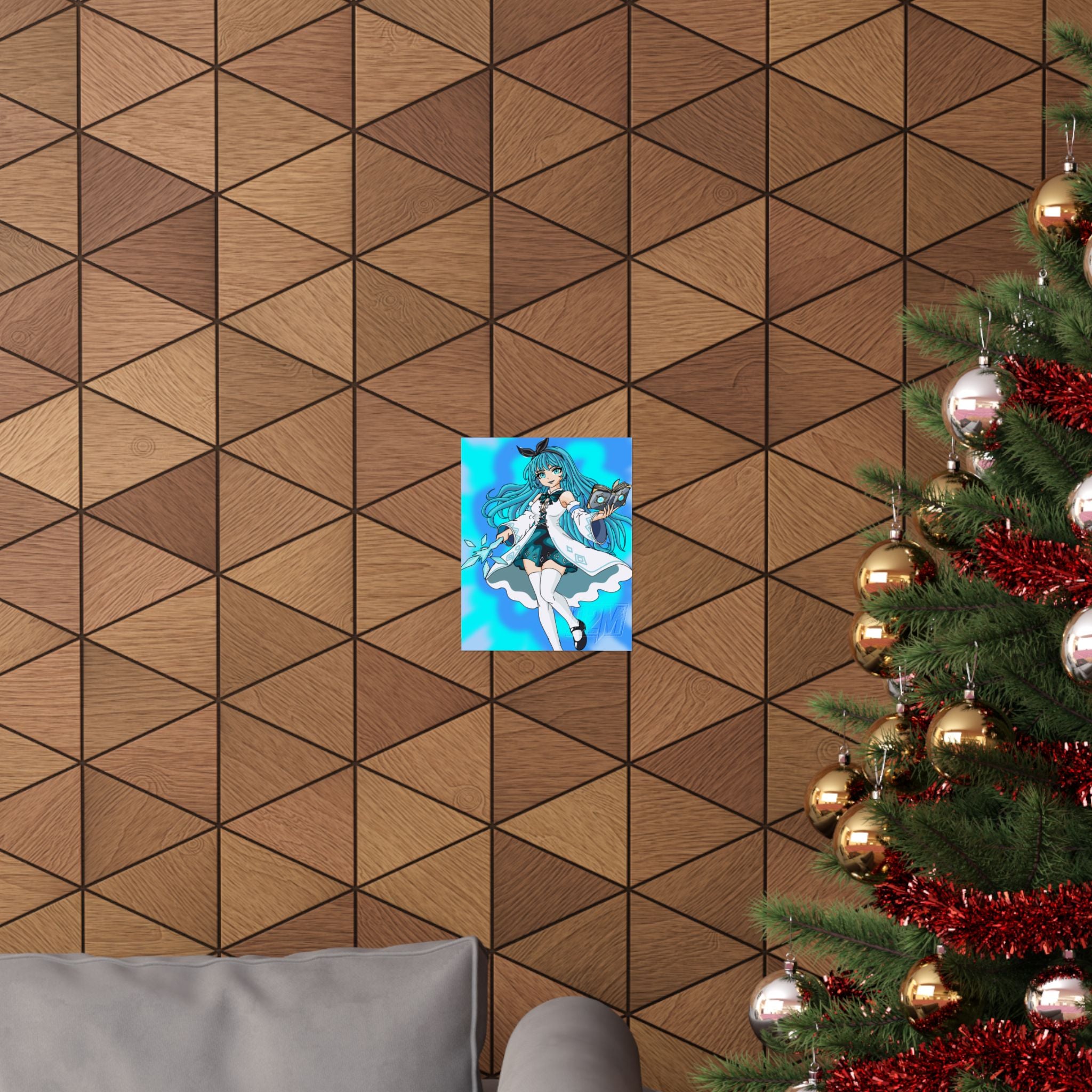 Ice Lightning Mage | Matte Vertical Posters | Multiple Sizes | Art By: Death2Myself