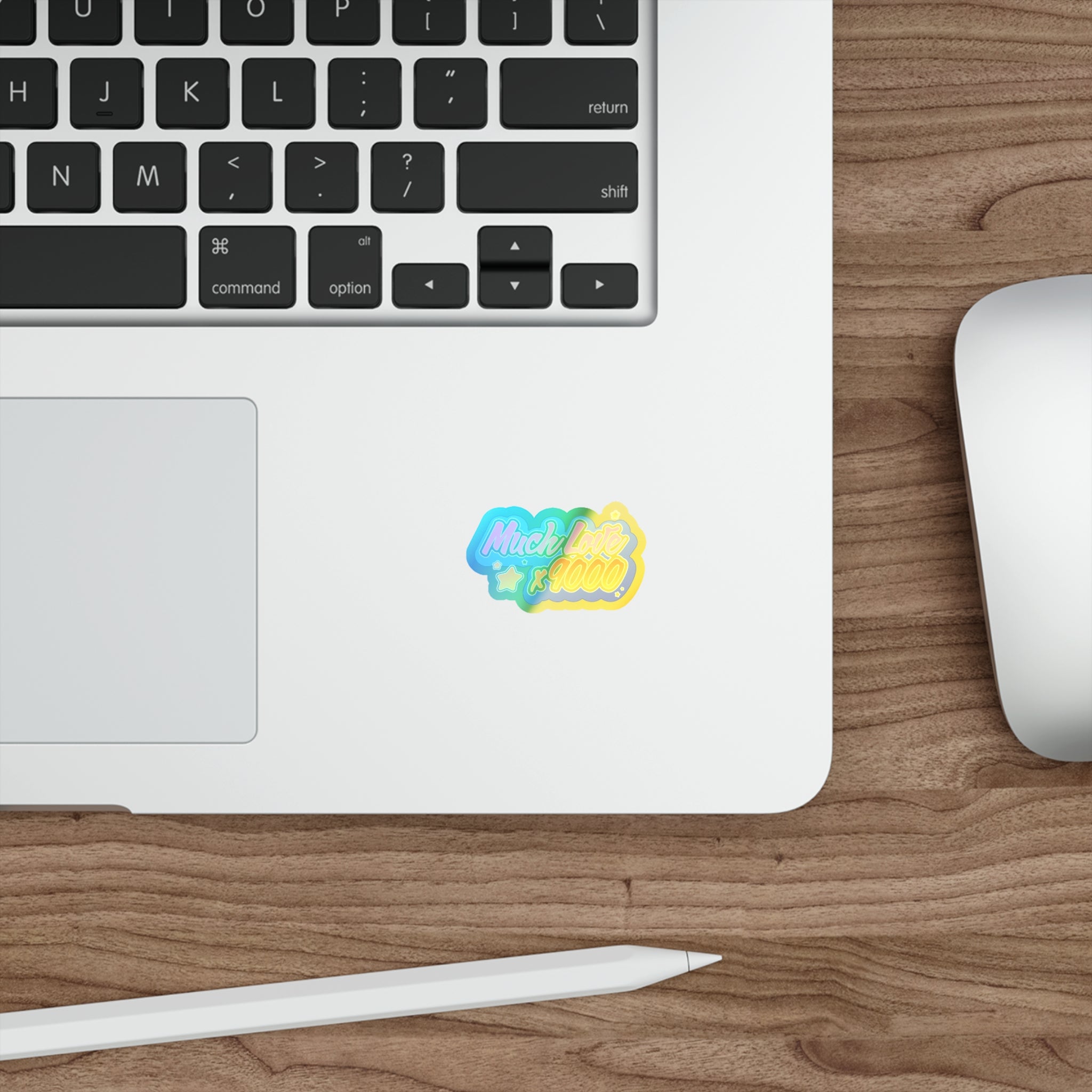 Much Love x9000 Holographic Die-cut Sticker (Friends Design)