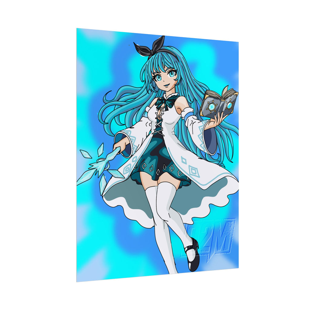 Ice Lightning Mage | Rolled Posters | Multiple Sizes | Art By: Death2Myself