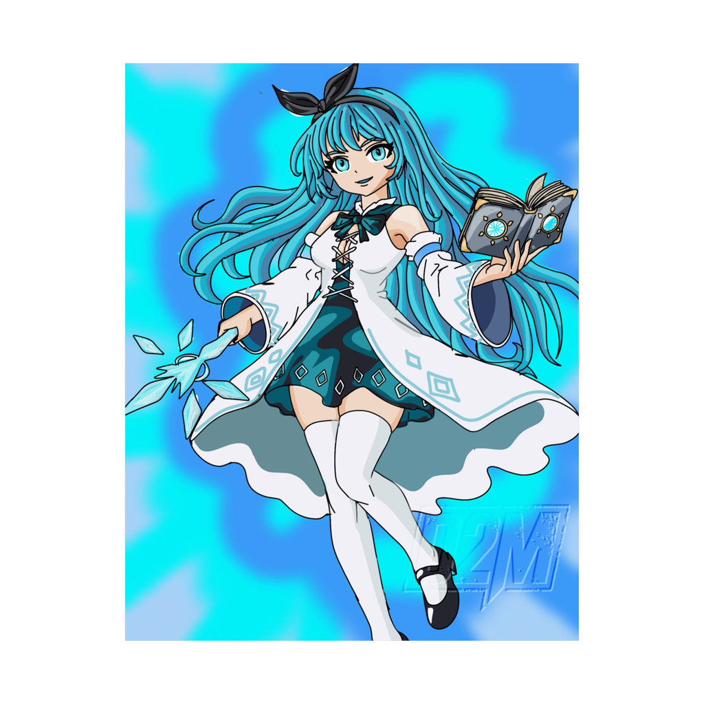 Ice Lightning Mage | Matte Vertical Posters | Multiple Sizes | Art By: Death2Myself